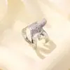 Anillo de Acero Inoxidable con Apertura Estilo Resort Europeo y Americano Transfronterizo Anillo Personalizado No se Desvanece Estilo Frío Anillo de Acero de Titanio