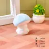 Pingente Chaveiro Corrente de Celular Acessório Ornamento Cogumelo Bebê Resina DIY Fofo e Macio