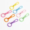 Llavero con Forma de Haba de Primavera de Color Macarrón, Hebilla de Puerta en Forma de U Pintada con Spray de Colores, Colgante para Bolso DIY, Venta al por Mayor de Accesorios