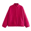 Novo casaco casual de lã feminino estilo europeu e americano, gola alta, versão solta, multicolorido, primavera 2024 5070629