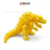 Serie de Monstruos Cocodrilo Impresos en 3D Godzilla Juguete Articulado Decoración Artesanía Transfronteriza Regalo Adorno YX