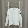Moletom de fleece com gola redonda, cor sólida básica, manga longa, adequado para homens e mulheres, versátil e moderno para outono e inverno
