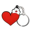 Série Médica Transfronteiriça Pingente de Chave Grande PVC Personalizado Borracha Macia Chaveiro Pingente de Chaveiro Joias DIY
