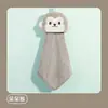 Toalla de Mano para Colgar en Casa, Absorbente, Toalla de Animal Lindo, Paño de Mano para Baño, Pañuelo Suave de Terciopelo Coral