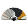 Abanico de Tai Chi del Mismo Estilo de Wang Xiaopo, Abanico Sonoro, Abanico de Kung Fu Tricolor, Abanico de Baile Doble Cara Alma China, Abanico Degradado