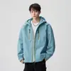 NASA SOBRE Chaqueta de trabajo estilo americano para hombre, primavera y otoño 2026 nueva chaqueta de montaña para exteriores a prueba de tres