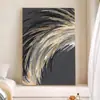 Pintura Decorativa para Hall de Entrada de Luxo Leve Pintura de Parede Grande Branca para Fundo de Sofá na Sala de Estar Moderna Pintura de Parede para Hotel Mural Abstrato