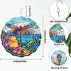 Amazon Sino dos Ventos Rotativo 3D Pendurado Decoração de Jardim Exterior Varanda de Casa Sino dos Ventos de PVC Ornamento Pendurado de Jardim