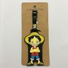 Anime japonés One Piece etiqueta de embarque para equipaje Luffy Sauron Joba adornos de identificación para bolsa de equipaje etiqueta pequeña