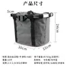 Canasta Frontal para Bicicleta de Montaña, Canasta Desmontable, Canasta Montada en la Parte Delantera, Bolsa de Lona Portátil, Cesta Plegable Impermeable para Verduras, Canasta para Bicicleta