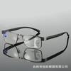 Nuevos lentes de lectura inteligentes HD con zoom de doble uso, para negocios, lectura, ligeros, anti-fatiga, para personas de mediana edad y mayores