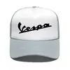 Serie de estampado de letras Vespa grupo de gorra de red de esponja estudiantes compran gorra de pico de pato impresión de LOGO personalizado moda hombres y mujeres