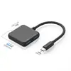 Estação de acoplamento tipo c transfronteiriça hub mini usb-c multifuncional USB 3.0HUB divisor um para quatro