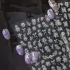 Tomoni Pegatina para Uñas Fina y Resistente Popular en Internet Ultra-delgada Sin Marca Pegatina para Uñas Flor de Lirio Blanca Mixta