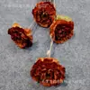Flores Artificiales: Peonía de Mil Capas de 4 Cabezas, Loto, Peonía, Peonía, Loto, Grulla, Flores Artificiales para Salón de Bodas, Flores de Peonía de Mil Capas