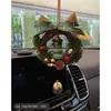 Kit de Manualidades Navideñas Estilo Rústico Americano, incluye materiales para hacer coronas, adecuado para jardines de infancia, floristerías y decoraciones de puertas interiores