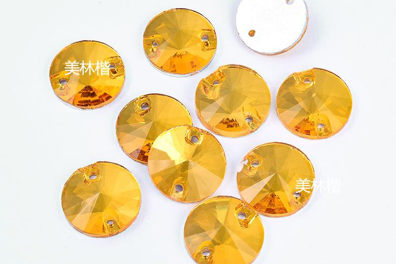 玻璃手缝钻圆卫星平扣diy美甲钻水钻平底钻服装辅料批发 (5