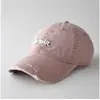 Nueva Gorra de Béisbol de Color Sólido con Borde Suave y Bordado de Letras Tridimensionales Unisex Simple Moderna Versátil Sombrero para el Sol