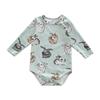 Macacão de Bebê Novo Estilo Nórdico Outono e Inverno Bolsa Roupa de Fazer Cocô Pijama Infantil