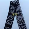 Estoque Pronto do Fabricante Faixa Elástica de Cintura Estampa Leopardo Pied de Poule 2,5cm Largura Ouro e Prata Seda Cebola 4cm Faixa Elástica Jacquard Computadorizada