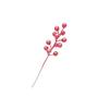 Bolas Criativas de Glitter Rosa Berry Decoração para Casa Fruta de Espuma Simulada 12 Decorações Feitas à Mão Acessórios para Árvore de Natal