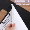 Carpeta Kangbai A4 de Espuma de PP Engrosada para Estudiantes, Oficina y Reuniones, Portapapeles Multifuncional de Doble Cara, Tablero de Notas, Clip para Pedidos