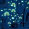 Yc015 Pegatinas Luminosas Arcoíris Estrella Pegatinas de Pared Fondo de Dormitorio Infantil Decorativas Autoadhesivas