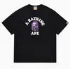 Hit da Internet de Verão 24: Camiseta bAPe Cabeça de Macaco Macaquinho, Camuflagem, Camiseta Unisex Manga Curta Gola Redonda