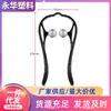 Massageador de Coluna Cervical com Clipe Preto para Casa, Bola de Massagem Manual para Meridianos, Massageador de Fáscia da Coluna Cervical para Escritório