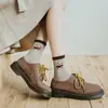 Nuevos Calcetines de Media Pantorrilla Estilo Oso Pardo para Otoño e Invierno, Versátiles Calcetines Trendy Estilo Universitario de Osito de Peluche para Mujer, Directo del Fabricante