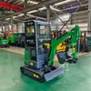 Venta directa de fábrica de 18 modelos de miniexcavadoras, excavadoras de orugas para uso doméstico, miniexcavadoras multifuncionales para trabajos de construcción