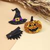 Accesorios para el Cabello de Halloween para Niños Calabaza Murciélago Sombrero Mágico Fiesta Horquilla Flequillo Divertido Clip Lateral Clip Todo en Uno