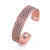 Pulsera magnética de plata antigua francesa con nudo torcido de hilo popular en Europa y Estados Unidos para amantes de la joyería de moda con personalidad.