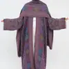 Conjunto de Dos Piezas Cardigan Bordado con Pedrería Elegante Tallas Grandes + Pañuelo para la Cabeza 2026 Loriya LR1314