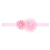 Diadema infantil de girasol Borde crudo doce ángulo color sólido diadema de bebé accesorios para fotografía de bebé tocado 24 colores