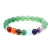 Pulseira transfronteiriça de Pedra Olho de Tigre 8mm ágata vermelha Dongling verde pulseira conjunto de 3 pulseiras joias miçangas atacado