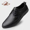 Zapatos genuinos de piel de carnero para hombre, calzado formal de negocios, zapatos negros de piel genuina para hombre, piel suave, suela suave, estilo juvenil, zapatos de boda para el novio