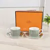 Conjunto de Xícara e Pires para Café em Porcelana Óssea Estilo Europeu, Xícara de Chá da Tarde Inglesa com Pires, Xícara de Café da Manhã, Xícara de Cerâmica Exquisita, Conjunto em Caixa de Presente