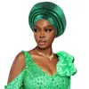Amazon Transfronterizo Nuevo Sombrero Baotou de Belleza para Mujer con Tira Elástica de Hoyuelos Estilo Étnico Africano en Capas