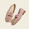 Flor de Camélia Sapato Mary Jane Francês Feminino Novos Sapatos de Ballet Slip-On com Saia Estilo Pequeno Cheiroso Sapatos de Tamanho Pequeno