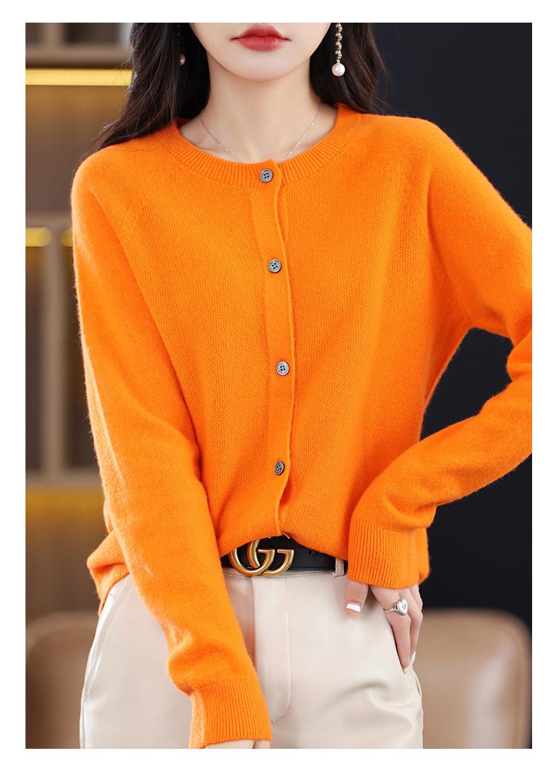 圆领网面开衫-3_04