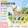 Correa de nylon con mango de espuma cómoda, correa de color caramelo para pasear perros, correa para perros duradera y de alta resistencia en stock