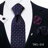 Corbata para Hombre, Pañuelo Cuadrado, Gemelos, Broche Set de 4 Piezas para Banquete de Negocios Decoración de Traje Camisa Corbata de Moda Fábrica Shengzhou