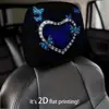 Funda para reposacabezas de coche con patrón de texto, funda para almohada de coche, funda de asiento a prueba de polvo, se puede personalizar con tu propio diseño como funda para reposacabezas y cuello