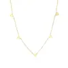 Ins Clásico Europeo y Americano Hueco Corazón Pequeño Acero Inoxidable Simple Moda Versátil Diseño de Nicho Collar de Gama Alta para Mujer