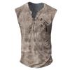 Chaleco informal sin mangas con estampado digital para hombre joven, de talla europea, fino y único, de verano, para comercio exterior transfronterizo