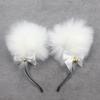 Orejas de Gato Grandes Lindas Diadema de Felpa con Orejas de Gato Cosplay Zorro Orejas Accesorio Dibujos Animados