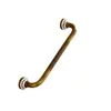 Banheiro banheiro braço de apoio para idosos com braço de apoio de cobre serrilhado braço de apoio estilo europeu banhado a ouro preto maçaneta de braço de apoio banheiro