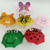 Paraguas Infantil 3D Lindo Creativo Dibujos Animados Forma de Oreja de Animal Niños Juguetes de Puesto Callejero Paraguas para Sol y Lluvia Venta al por Mayor