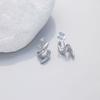 Aretes de Piscis Dorado de Corea del Sur para Mujer Diseño Nicho Aretes Avanzados 2024 Nuevos Aretes Explosiones Placa de Incienso de Mosquito